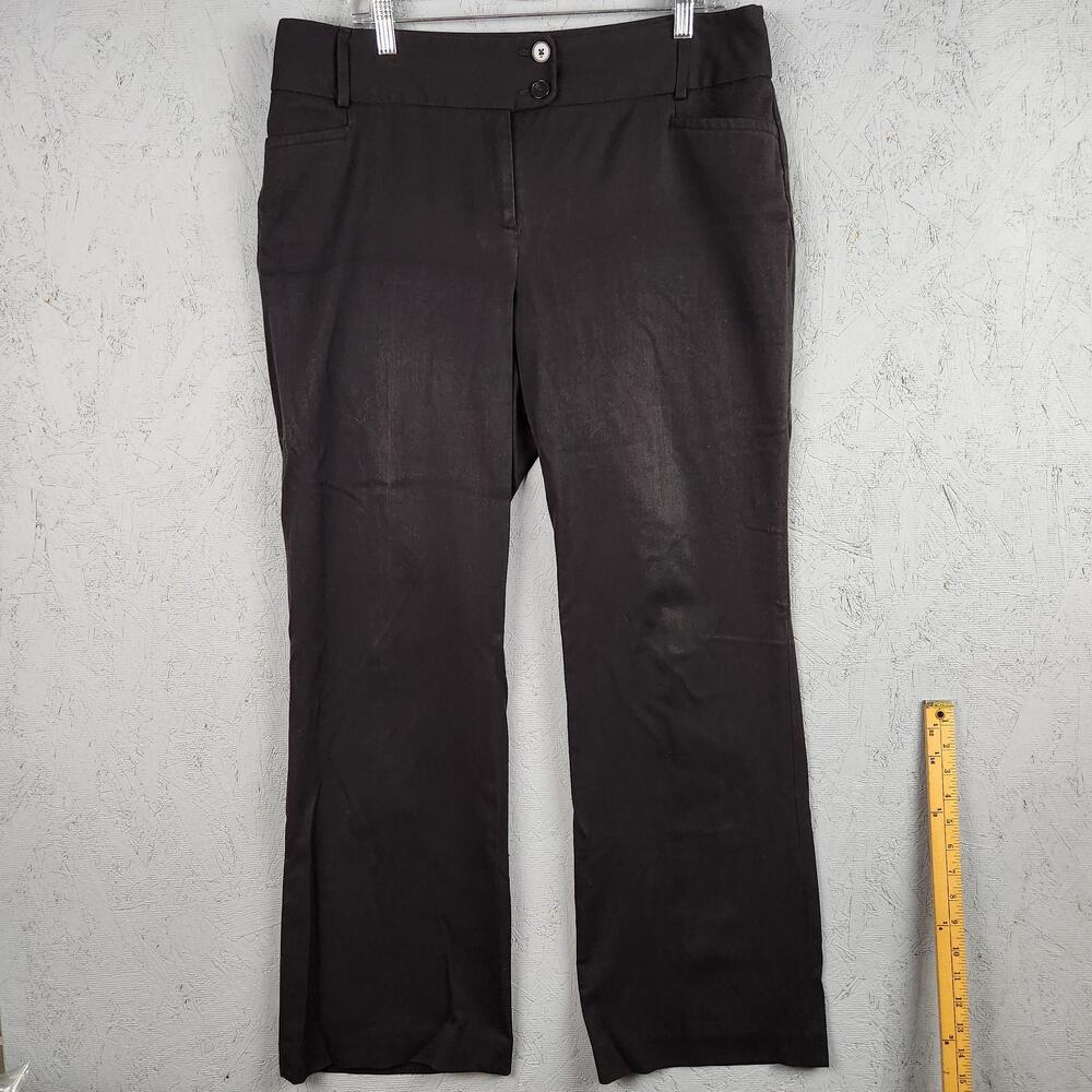 Rafaella Pants Womens 14 Curvy Fit Office Dress Slacks Straight Career Work